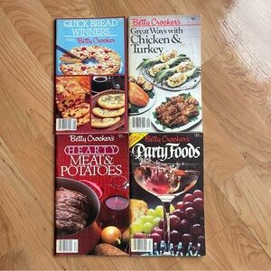 Vintage 1985 Betty Crocker Cookbook Magazines Bundle of Four